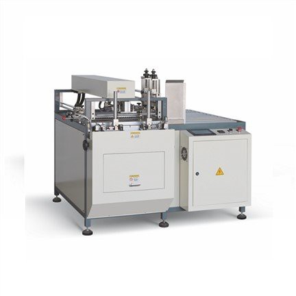 Paprasto tipo automatinė standi dėžutės magneto įklijavimo mašina